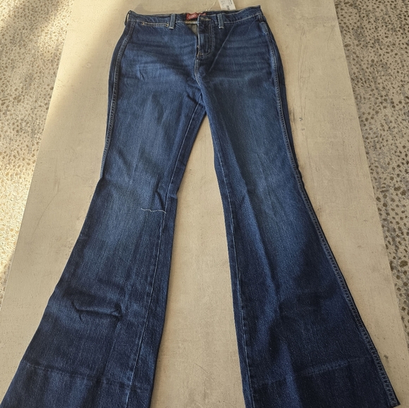 Johnny Was Rue De La Flare Blue Jeans - Picture 8 of 10